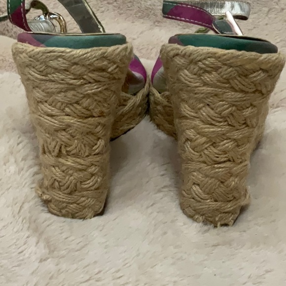 Jessica Simpson Women’s Plaid Basket Waeve Ankle Stap - Picture 5 of 10